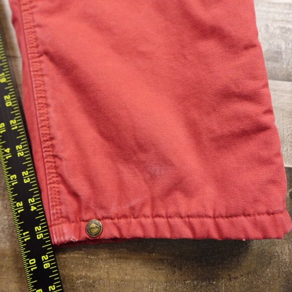 Berne Insulated Bib Overalls Women’s 2X Red Winter Workwear - Picture 5 of 16